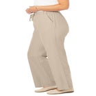 Wide-Leg Drawstring Denim Pants image number null