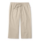 Wide-Leg Drawstring Denim Pants image number null