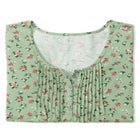 7-Day Three-Quarter Sleeve Pintucked Henley Tunic image number null