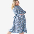 Surplice Tie Back Midi Dress image number null