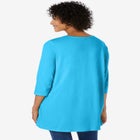 Smocked Henley Trapeze Tunic image number null