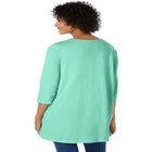 Smocked Henley Trapeze Tunic image number null
