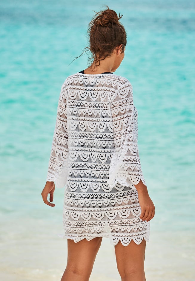 Scallop Lace Cover Up image number 1
