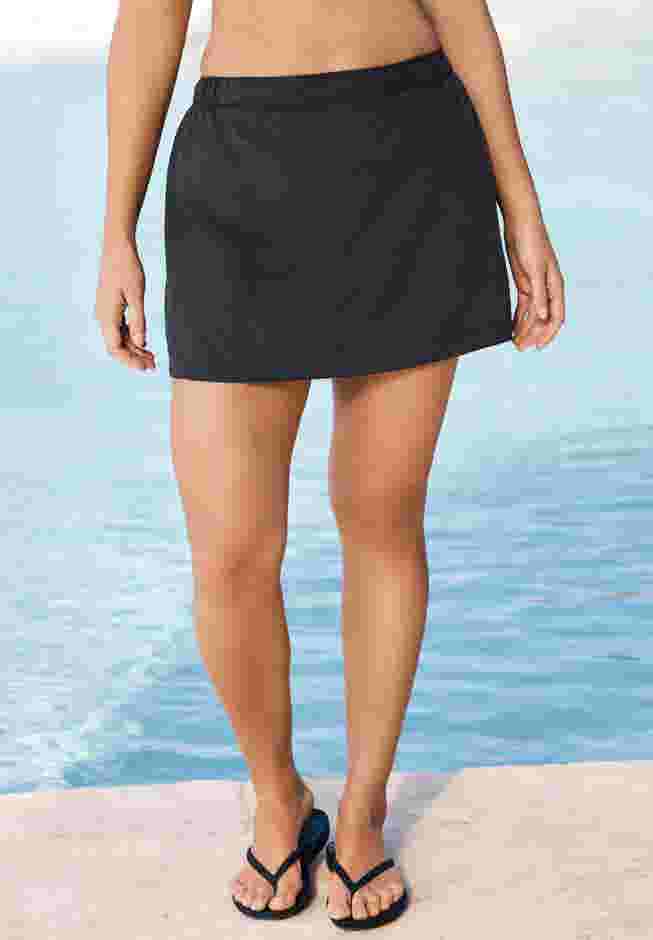 Taslon® Coverup Skirt with Built-In Brief image number 0