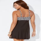 Macrame High Neck Swimdress image number null