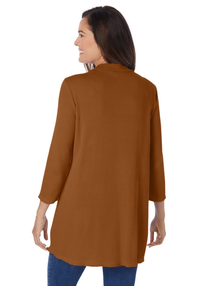 Thermal Button-Front Tunic image number 1