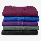 Thermal Button-Front Tunic image number null