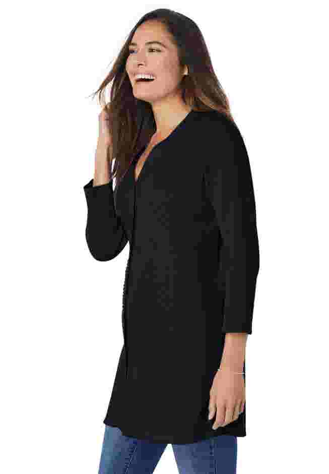 Thermal Button-Front Tunic image number 2