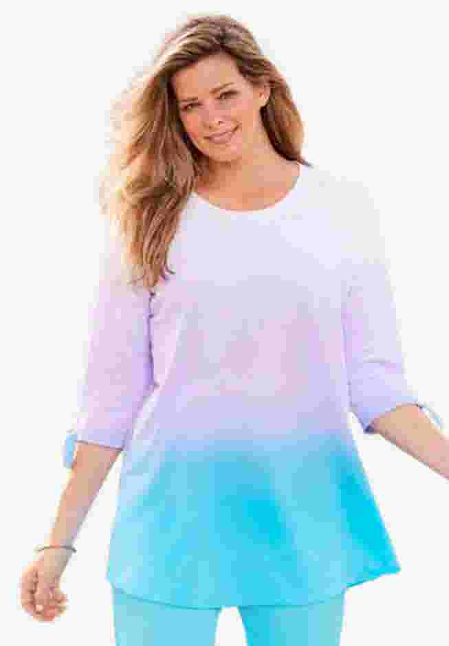 French Terry Tie-Sleeve Sweatshirt image number 0