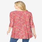 V-Neck Pintucked Tunic image number null