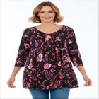 V-Neck Pintucked Tunic image number null