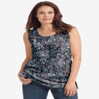 Perfect Printed Scoopneck Tank image number null