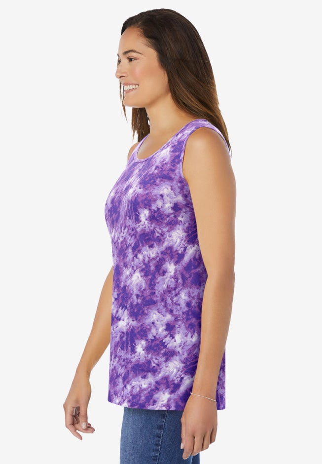 Perfect Printed Scoopneck Tank image number 2