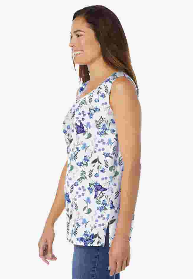 Perfect Printed Scoopneck Tank image number 2