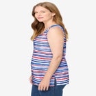 Perfect Printed Scoopneck Tank image number null