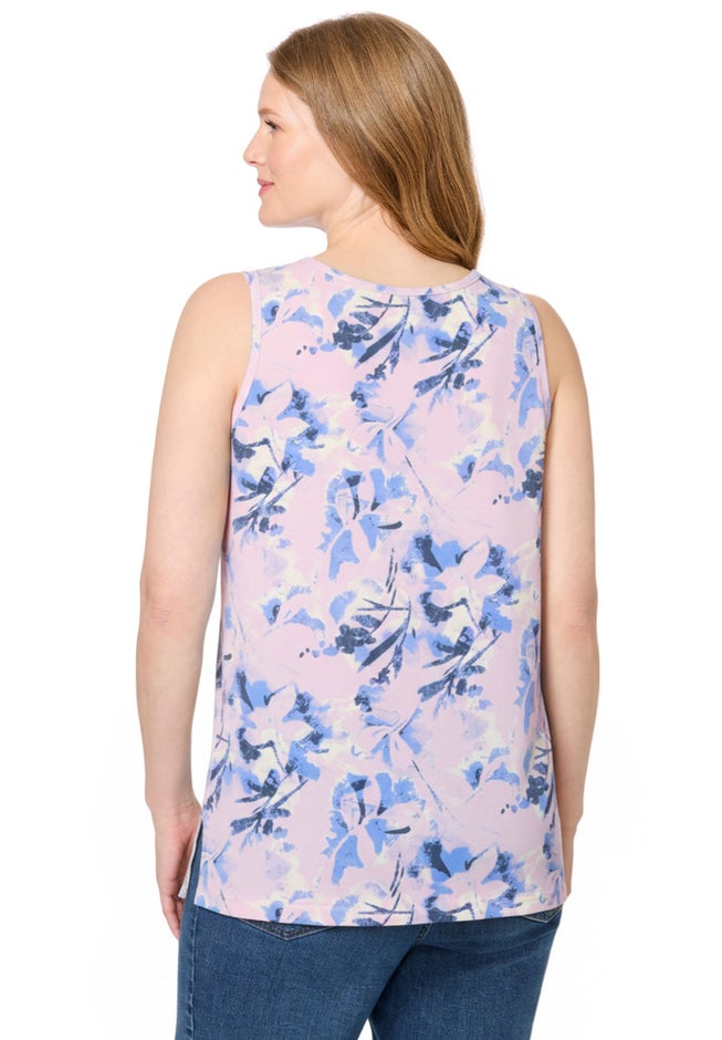 Perfect Printed Scoopneck Tank image number 1