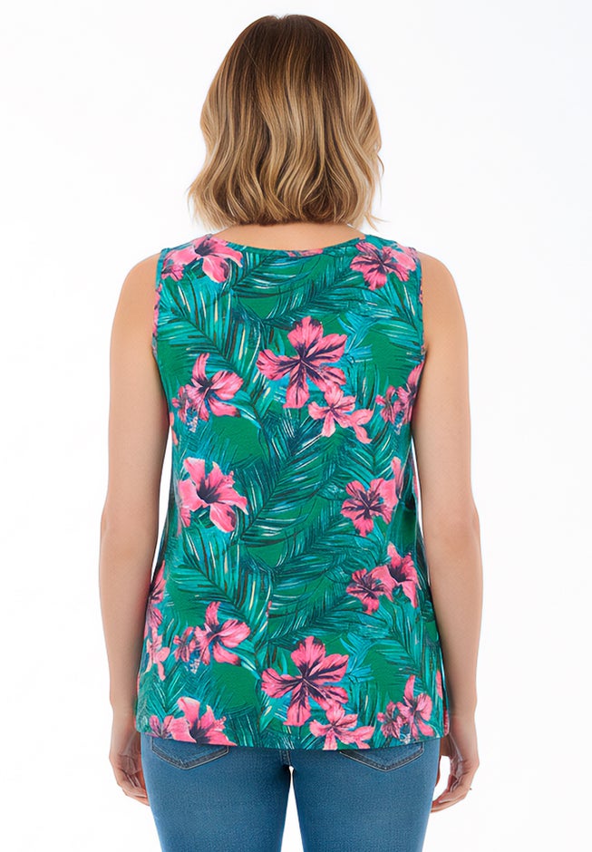 Perfect Printed Scoopneck Tank image number 1