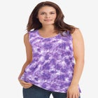 Perfect Printed Scoopneck Tank image number null