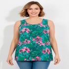 Perfect Printed Scoopneck Tank image number null