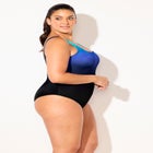 Chlorine Resistant Square Neck Tummy Control One Piece Swimsuit image number 2