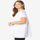Plus Size Cotton Ultimate Scoopneck Swing Tunic image number null