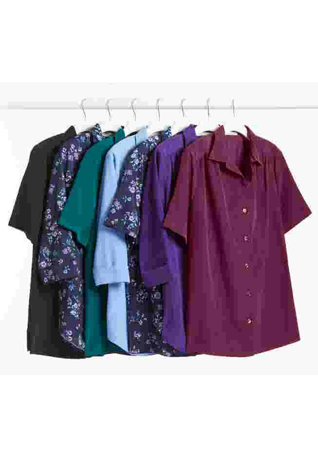 No Iron Three-Quarter Sleeve Peachskin Shirt image number 3