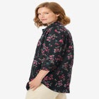 No Iron Three-Quarter Sleeve Peachskin Shirt image number null
