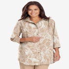 No Iron Three-Quarter Sleeve Peachskin Shirt image number null