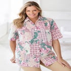 No Iron Short Sleeve Peachskin Shirt image number null