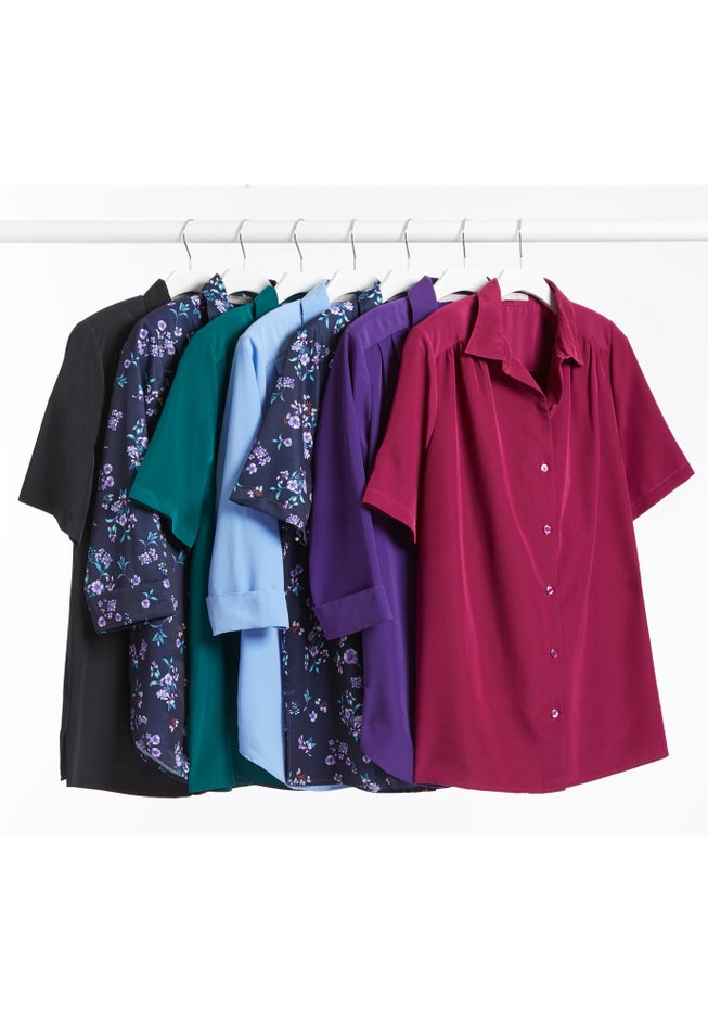 No Iron Short Sleeve Peachskin Shirt image number 2