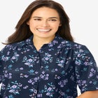 No Iron Short Sleeve Peachskin Shirt image number null