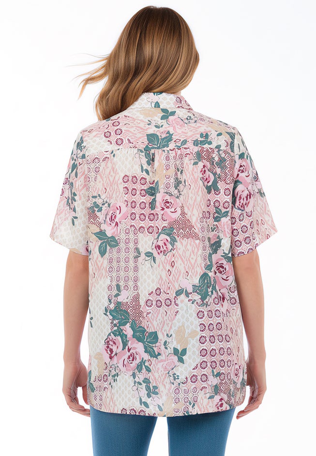 No Iron Short Sleeve Peachskin Shirt image number 1