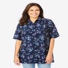 No Iron Short Sleeve Peachskin Shirt image number null