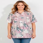 No Iron Short Sleeve Peachskin Shirt image number null