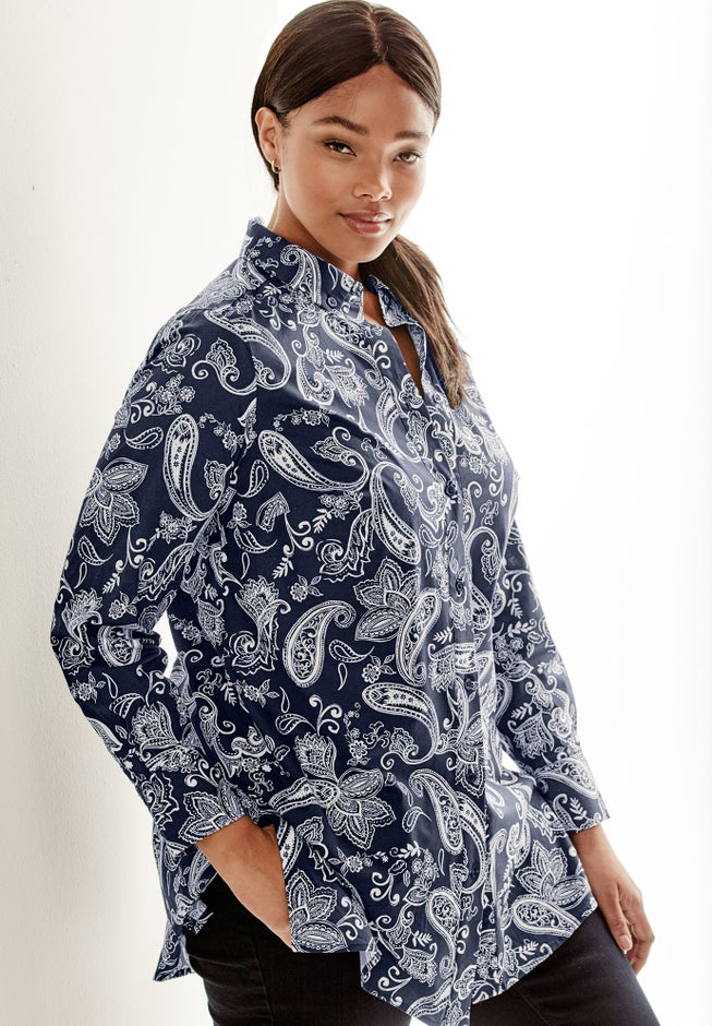 Stretch Poplin Tunic image number 2