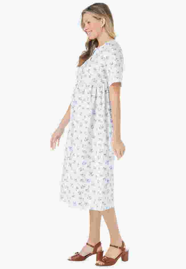 Short-Sleeve Denim Dress image number 2