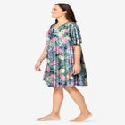 Short Sweeping Printed Lounger image number null