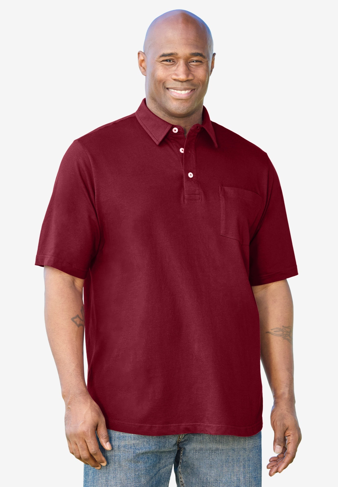 Shrink-Less&trade; Lightweight Polo image number 0