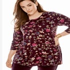 Stretch Knit Swing Tunic image number null