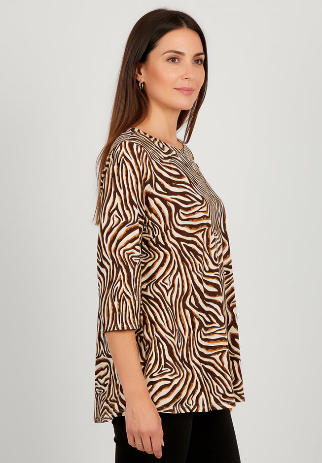 Stretch Knit Swing Tunic image number 1