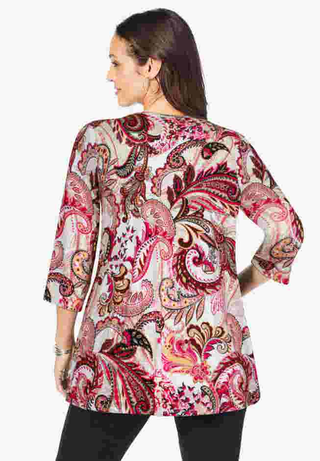 Stretch Knit Swing Tunic image number 1