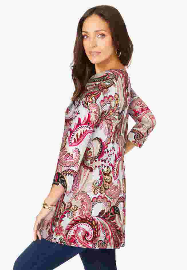 Stretch Knit Swing Tunic image number 2
