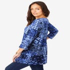 Stretch Knit Swing Tunic image number null