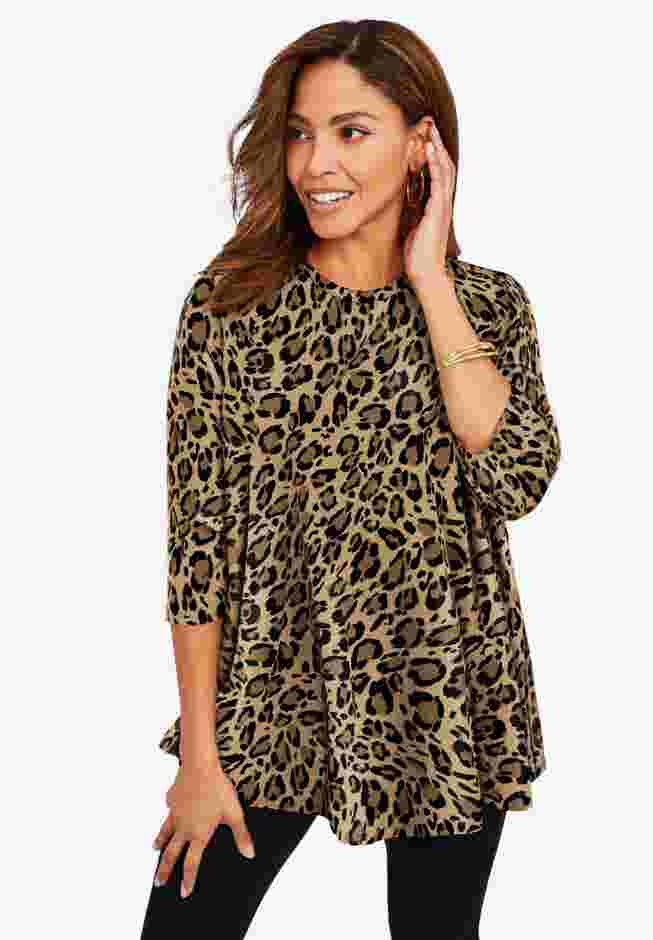 Stretch Knit Swing Tunic image number 0