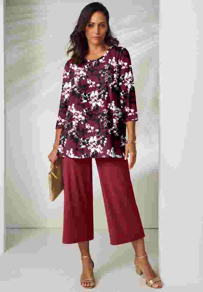 Stretch Knit Swing Tunic image number 0