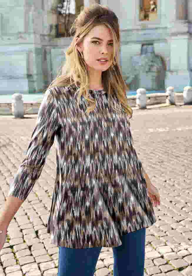 Stretch Knit Swing Tunic image number 0