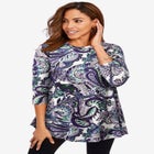 Stretch Knit Swing Tunic image number null