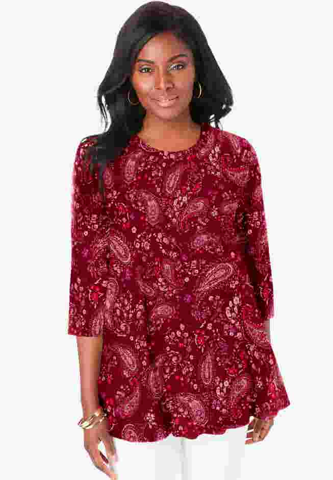 Stretch Knit Swing Tunic image number 0