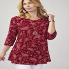 Stretch Knit Swing Tunic image number null
