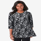 Stretch Knit Swing Tunic image number null